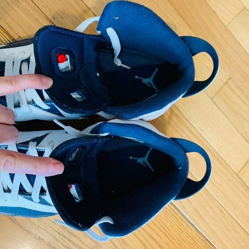 Jordan Retro 6 V1 Retro Olympic 2012 White Blue Size 11 Sneakers 38464-130